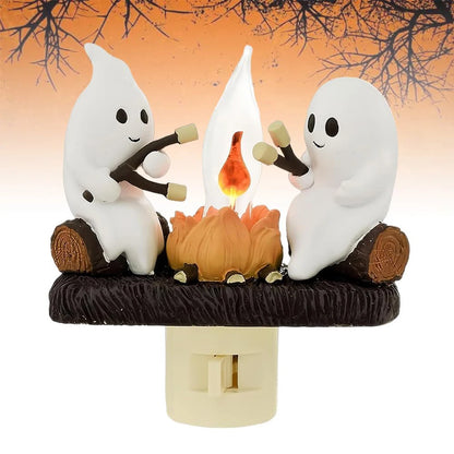 Ghost Campfire Flickering Night Light