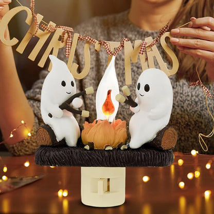 Ghost Campfire Flickering Night Light